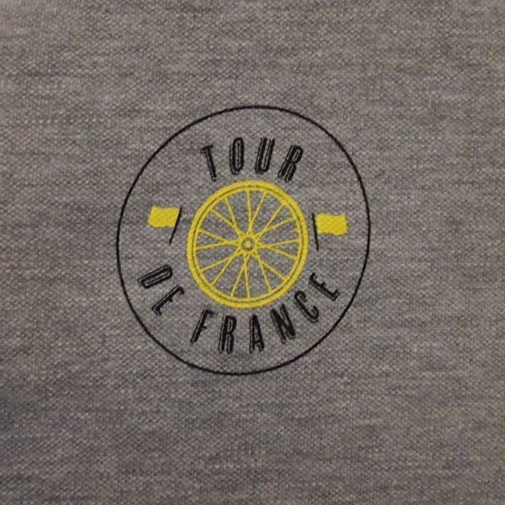 Official Tour De France Polo Style, Short Sleeved, Collared Shirt for Women  Siz